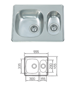 Franke Lokki LKX 660 upotettava keittiöallas