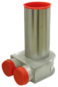 Vallox Blue Sky liitäntäosa venttiilille, kattomalli/sivuliitos