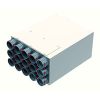 Vallox Blue Sky ilmanjakolaatikko 15 lähdöllä, korkeus 300mm