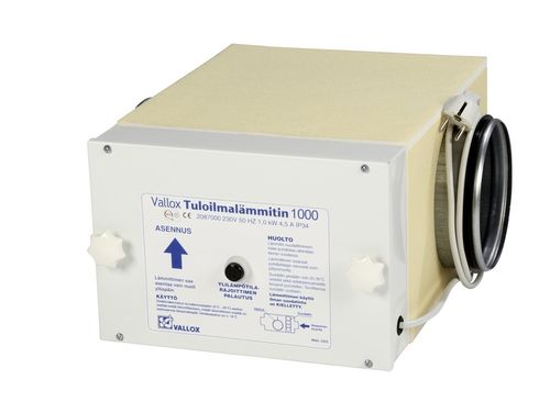 VALLOX TULOILMALÄMMITIN  1000W KANAVAAN